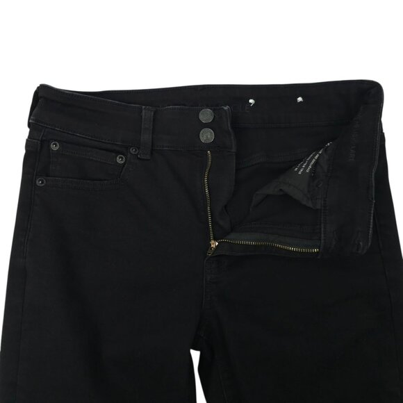 American Eagle Next Level Stretch Hi Rise Artist Flare Jeans Womens 8 X-Short - Picture 7 of 15